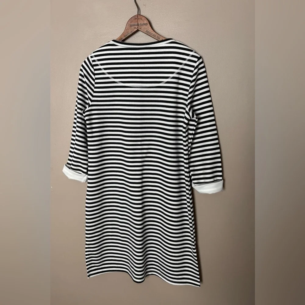 ALYA tunic sweatshirt dress casual cute nautical vacation preppy sz M EUC